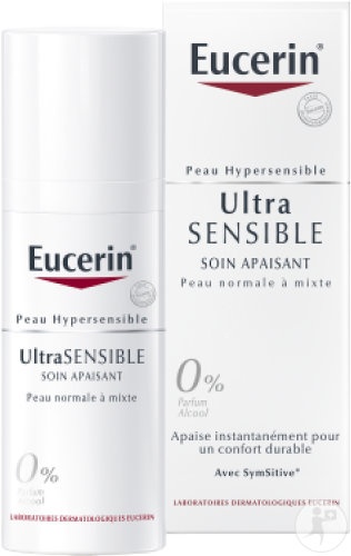 Eucerin UltraSensible Cremă Calmantă Piele Normală Spre Mixtă 50ml - Img 1