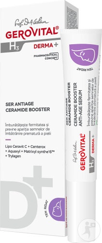 Gerovital H3 Derma+ Ser Anti-Age Ceramide Booster 15ml - Img 1