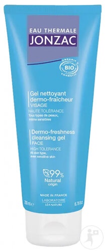 Jonzac Eau Thermale Gel Curățare Dermo-Răcoritor Bio Tub 200ml - Img 1