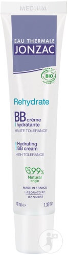 Jonzac Eau Thermale Rehydrate BB Cremă Hidratantă SPF10 Nuanță Medie Bio 40ml - Img 1