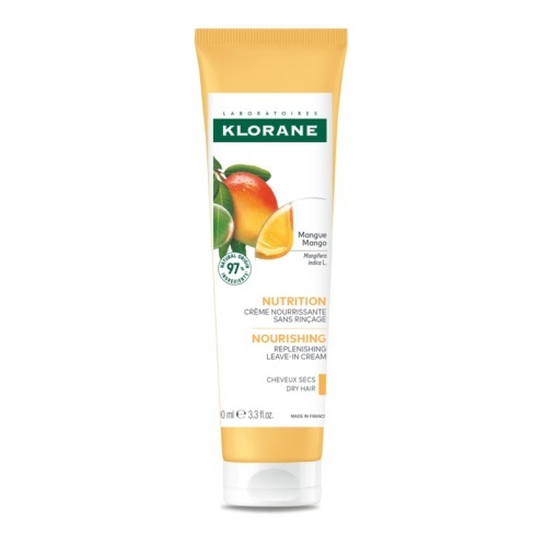 Klorane Cremă Hrănitoare Fără Clătire Cu Mango 100ml - Img 1