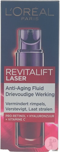 L'Oréal Paris Revitalift Laser Anti-Îmbătrânire Cu Efect Fluid Pentru O Piele Ca Nouă 30ml - Img 1