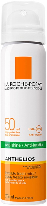 La Roche-Posay Anthélios Anti-Shine SPF50 Fresh Mist Invisible Dry Touch Față75ml - Img 1