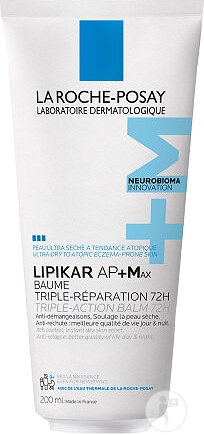 La Roche-Posay Lipikar AP+Max Balsam Reparatie Tripla 72h Tub 200ml - Img 1