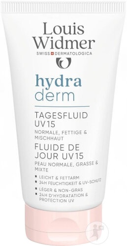 Louis Widmer Hydraderm Fluid De Zi SPF15 Tub 50ml - Img 1
