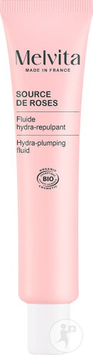Melvita Source De Roses Fluid Hydra Repulpant Pentru Piele Normală/Mixtă Bio Tub 40ml - Img 1