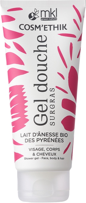 MKL Green Nature Cosm'Éthik Gel De Duş Rehidratant Cu Lapte De Măgăriță Față/Corp/Păr 200ml - Img 1