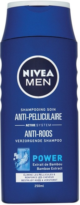 Nivea Men Power Șampon Anti-Mătreață Extract De Bambus Flacon 250ml - Img 1