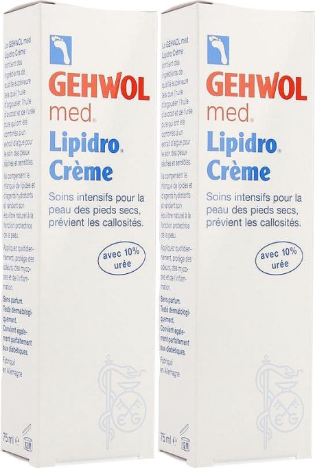 Pachet Gehwol Lipidro Cremă Îngrijire Picioare Tub 2x75ml - Img 1