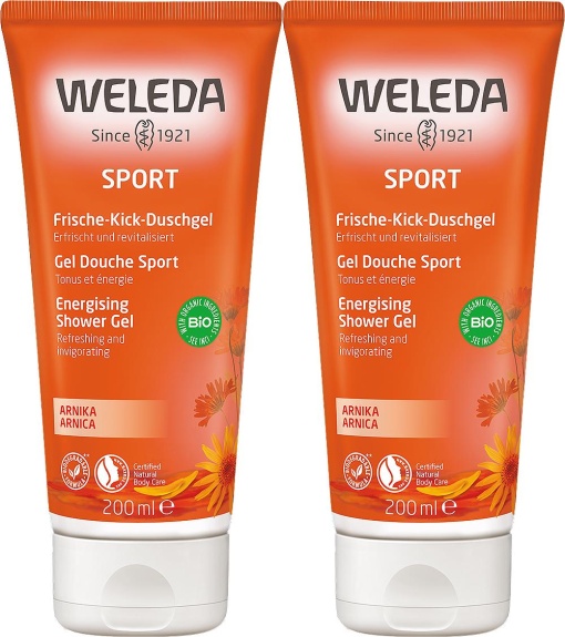 Pachet Weleda Gel De Duș Sport Cu Arnica 2x200ml - Img 1