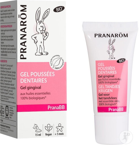 Pranarôm Pranabb Gel Gingival Pentru Dentiție Bio 15g - Img 1