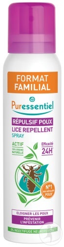 Puressentiel Repelent Păduchi Eficacitate 24h Spray 200ml - Img 1
