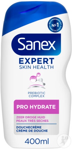 Sanex Expert Skin Health Shower Cream Hidratant Piele Foarte Uscată Flacon 400ml - Img 1