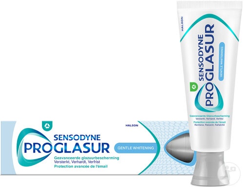 Sensodyne Proglasur Pastă De Dinți Albire Delicată Tub 75ml - Img 1