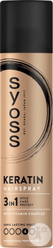 Syoss Lac De Păr Cu Keratină 300ml - Img 1