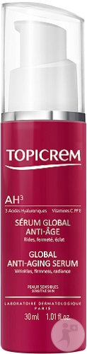 Topicrem AH3 Ser Global Anti-Îmbătrânire Ten Sensibil Flacon Pompă 30ml - Img 1
