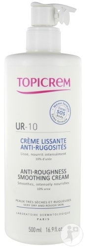 Topicrem UR-10 Cremă Puternic Hidratanta Pentru Piele Foarte Uscată Și Aspră Flacon Cu Pompa 500ml - Img 1