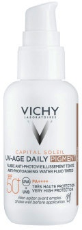 Vichy Capital Soleil UV-Age Daily Pigment Fluid Anti-Îmbătrânire Colorat SPF50+ Nuanta Medium 40ml - Img 1