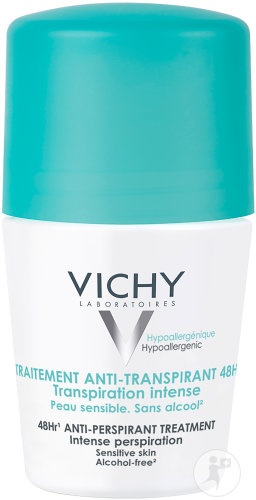 Vichy Tratament Antiperspirant 48h Piele Sensibilă Roll-On 50ml - Img 1
