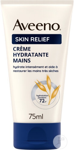 Aveeno Skin Relief Cremă De Mâini Hidratantă Fără Parfum Tub 75ml - Img 1