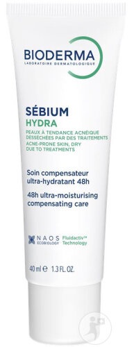 Bioderma Sébium Hydra Hidratant Pentru Ten Predispus La Acnee Sub Tratament Acnee Tub 40ml - Img 1