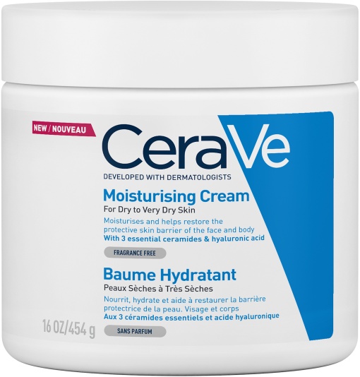 Cerave Balsam Hidratant Pentru Piele Uscată Spre Foarte Uscată Borcan 454ml - Img 1