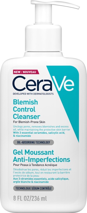 Cerave Blemish Control Gel Spumant Anti-Imperfecțiuni Flacon Cu Pompiță 236ml