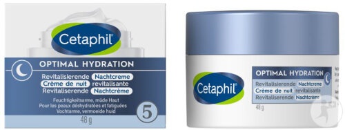 Cetaphil Optimal Hydration Cremă De Noapte Revitalizantă Piele Uscată Și Sensibilă 48g - Img 1