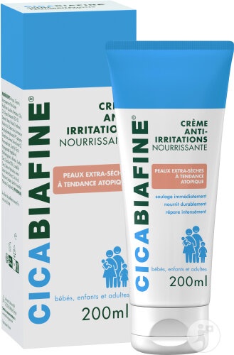 Cicabiafine Cremă Anti‑Iritații Hrănitoare Pentru Piele Extra‑Uscată Tub 200ml - Img 1