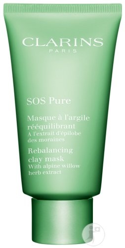 Clarins SOS Pure Mască Cu Argilă Reechilibrantă Piele Mixtă Spre Grasă Tub 75ml - Img 1