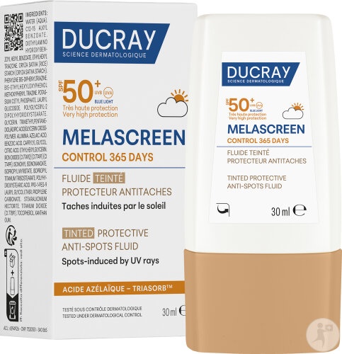 Ducray Melascreen Control 365 Days SPF50+ Fluid De Protecție Anti-Pete 30ml - Img 1
