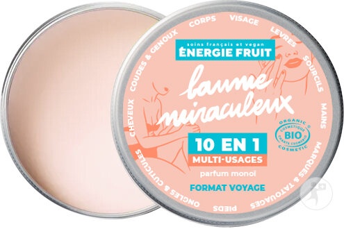 Energie Fruit Balsam Miraculos Bio 10in1 Multi-Utilizare Parfum Monoi 38g - Img 1