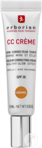 Erborian CC Crema Corectoare Nuantatoare Bonne Mine &amp; Éclat Caramel 15ml - Img 1
