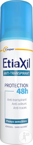 Etiaxil Deodorant Antiperspirant Protecție 48h Pentru Piele Sensibilă Aerosol 150ml - Img 1
