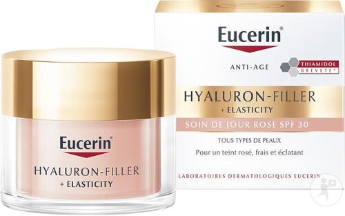 Eucerin Hyaluron-Filler + Elasticity Îngrijire De Zi SPF30 Anti-Age Toate Tipurile De Piele 50ml - Img 1