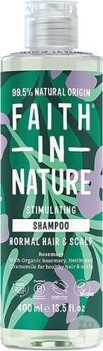 Faith In Nature Șampon Rozmarin Păr Normal 400ml - Img 1