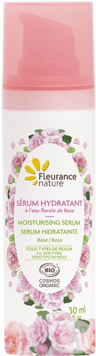 Fleurance Nature Ser Hidratant Cu Apă Florală De Trandafir Toate Tipurile De Ten 30ml - Img 1