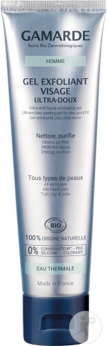 Gamarde Homme Gel Exfoliant Ultra‑Delicat Pentru Față Bio 100g - Img 1