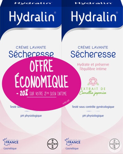 Hydralin Cremă Curătare împotriva Disconfort Intim Duopack 2x200ml - Img 1