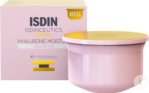 Isdin Isdinceutics Hyaluronic Moisture Rezerva Cremă Pentru Piele Sensibilă 50g - Img 1