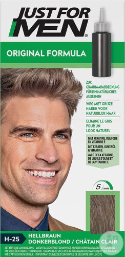 Just For Men Vopsea De Păr Formula Originală H25 Maro Deschis 66ml - Img 1