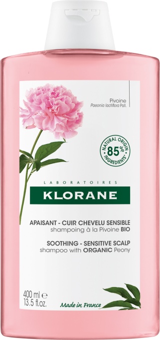Klorane Bujor Bio Șampon Calmant Anti-Iritații Și Protecție Pentru Scalpul Sensibil 400ml - Img 1