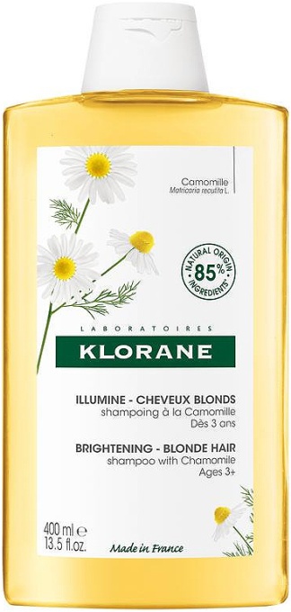 Klorane Șampon Iluminator Cu Mușețel Bio Păr Blond 400ml - Img 1