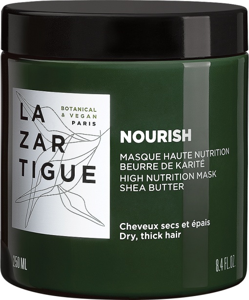 Lazartigue Nourish Mască Nutritivă Intensă Unt De Shea Păr Uscat Și Gros 250ml - Img 1