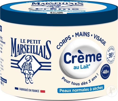 Le Petit Marseillais Cremă Multi Utilizare Piele Normală Uscată 360ml - Img 1