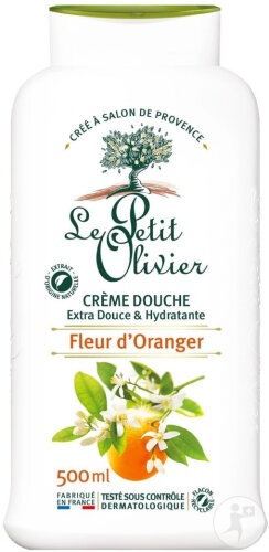 Le Petit Olivier Cremă Duș Floare Portocal 500ml - Img 1