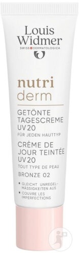 Louis Widmer Nutriderm Cremă De Zi Nuanțată SPF20 Bronze 02 30ml - Img 1