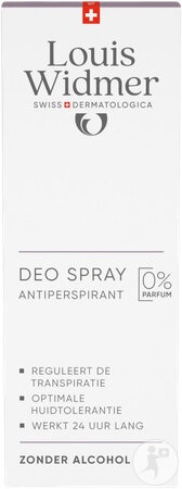 Louis Widmer Spray Antiperspirant Fără Parfum 75ml - Img 1