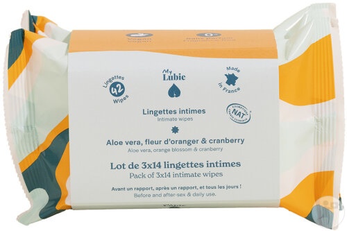 Lubie My Șervețele Intime Naturale Calmante 3x14buc - Img 1