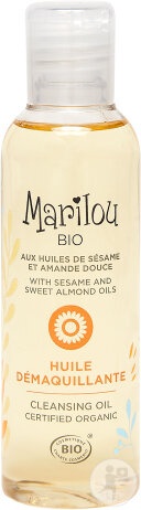 Marilou Bio Ulei Demachiant Cu Ulei De Susan Și Migdale Dulci Toate Tipurile De Piele 100ml - Img 1